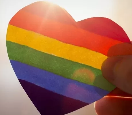 Rainbow Pride Heart